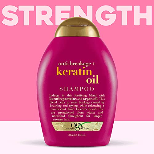 Organix AntiBreakage Keratin Oil Shampoo, 385ml Pricepulse