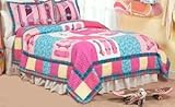 Skateboard Pink Quilt Comforter