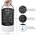 Portable Air Conditioner Fan, Mikikin Personal Space Air Conditioner Desk Fan Mini Evaporative Air Cooler Quiet Humidifier Cooling Fan with Handle, 7 Colors LED Lights, 3 Speeds for Home, Office, Room