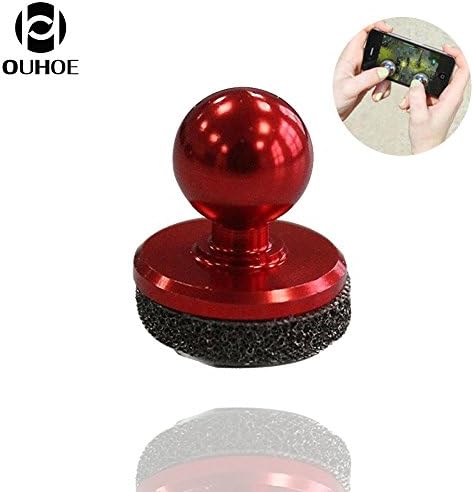 OUHOE Surprised Screen Touch Mobile Game Fling Mini Joystick Supported for Any System Phone and Pc（Red）