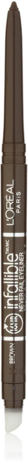 L'Oreal Infallible Never Fail Eyeliner, Brown [531], 0.008 oz (Pack of 3)