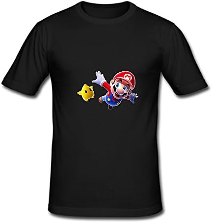 FunnYOU Anime Retro Custom Classic Game Super Mario Men's Slim Fit T-shirt