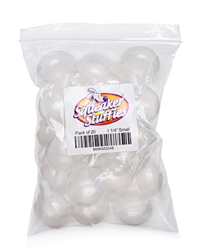 20-Count, Squeaker Stuffies Brand, Small, 1 1/4