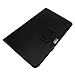 kwmobile Elegant synthetic leather case for Samsung Ativ Smart PC 500T in black with convenient STAND FEATURE