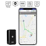 GPS Tracker Mini Portable Anti-Theft Spy SOS GPS Location Tracker Real Time Tracking with No Monthly Fee Finder for Vehicles Kids Dogs Car Keys Motorcycles Pets
