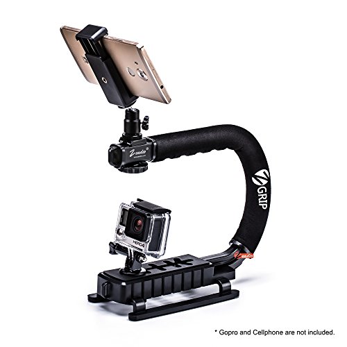 Zeadio handheld stabilizer + universal smartphone holde…
