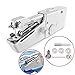 Awekris Sewing Machine Handheld Mini Quick Stitch Manual Sewing Machine Portable, Electronic Handy Sewing Machine Home Travel Kids