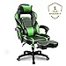 Merax PP033845FAA Racing Style Gaming Ergonomic with Adjustable Armrests Home Office Computer Chair (Green)
