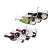 Under Cabinet Wine Rack and Liquor Bottle Holder Chrome Finish Kitchen Countertop Organizer (3 Bottles)