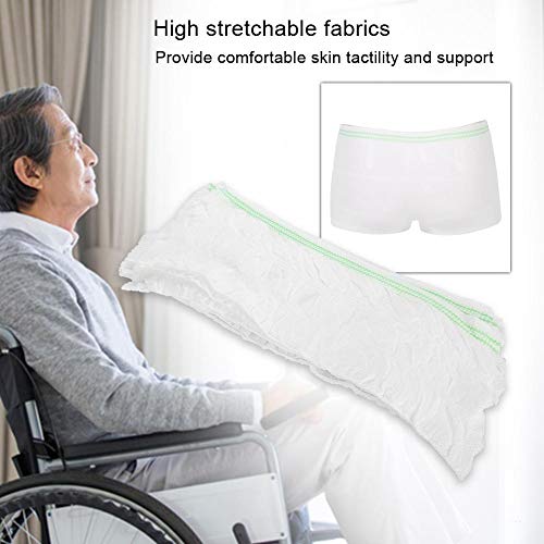 Huairdum Mesh Incontinence Aid Panties, 10 Pcs Breathable High Comfortable Fixed Reusable Washable Diaper Stretch Net Pants for Elderly Maternity People(XL)