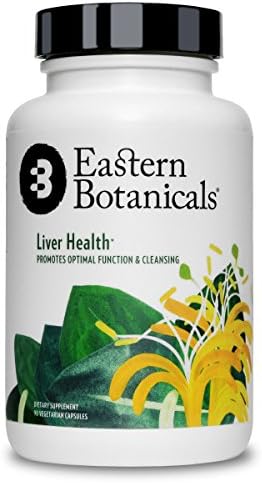Eastern Botanicals Natural Liver Health Supplement, Promote Optimal Liver Function &amp; Cleansing, 90 Vegetarian Capsules (Natural Herbal Supplement)