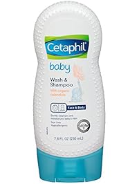 Cetaphil Baby Wash and Shampoo with Organic Calendula, 7.8 Ounce