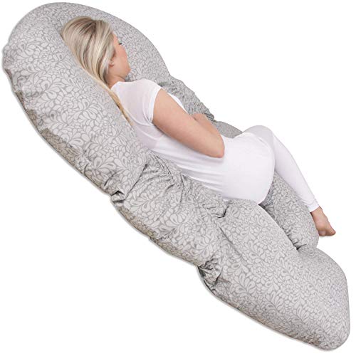 Leachco Back 'N Belly Bunchie Pregnancy/Maternity Body Pillow, Splash
