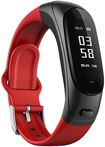 HNPYYSmart Bracelet V08 Heart Rate Monitor Blood Pressure Fitness Tracker Pedometer Smart Wristband for Android iOS,B