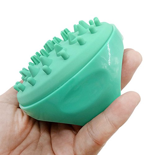 ThinkMax Body Washing Massager Men Women Kids Hair Scalp Massager Hair Shampoo Massager Brush Silicone Comb Scrubber
