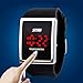 Gosasa Cool Girls Watches Fashion Shockproof Electroplated Case Transparent Strap Lady Women Digital Wristwatch (Blue Transparent)