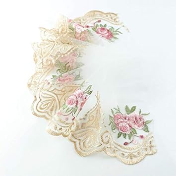 Soledi 2 Yards Handmade Diy Clothing Accessories Floral Embroidery