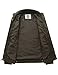 WenVen Men's Spring Washed Cotton Military Jackets Outerwear