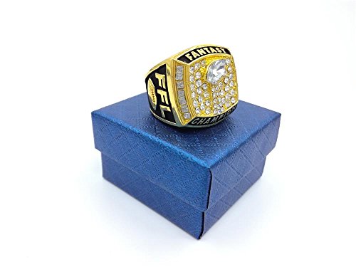 TuoYu Fantasy Football Championship Gold Ring Trophy Prize (11) - //coolthings.us