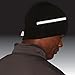 TrailHeads Men’s Power Cap - 4-Way Stretch Skull Cap - Black/Silver Reflective