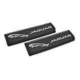 Car Interior Seat Belt Covers for Adults Black Shoulder Pads Seatbelt Cover pad with Embroidered Silver and Grey Emblem Accessories Compatible for Jaguar Great idea for a Gift to The Driver! 2 pcs