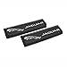 Jaguar seat belt covers pads shoulder for adults Black seatbelt cover pad with embroidered Jaguar emblem Interior accessories 2 pcs