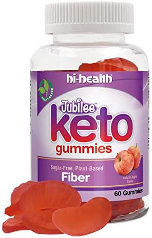 Amazon.com: Jubilee Keto Sugar-Free Fiber Gummy, Plant Based, Gluten
