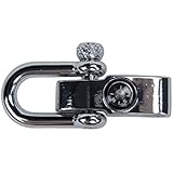 PARACORD PLANET Stainless Steel and Alloy B-Shackles, D-Shackles, O-Shackles, U-Shackles for Paracord Survival Bracelets (Pack and Single Sizes)
