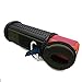co2CREA(TM) Green+Black PU Leather Case Travel Carry Bag Protective Skin Motor Bike Bicycle Mount Carabiner Clip For Logitech Ultimate Ears UE BOOM (I an II 2 Gen) Wireless Bluetooth Speaker