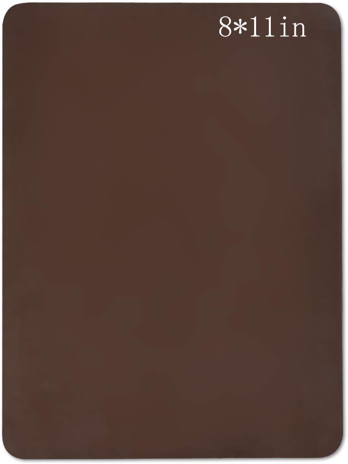 SUMURA Leather Repair Patch, Leather Adhesive Kit for Sofas, Drivers Seat, Couch, Handbags, Jackets - 8× 11inch（Medium Brown）