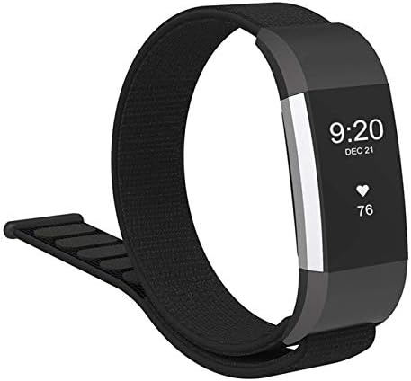 CosyZanx Compatible with Fitbit Charge 2 Bands Woven Soft Nylon Sport Wristbands for Men Women Lightweight Replacement Straps Accessories Bands for Fitbit Charge 2 Fitness Tracker
