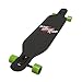 BACKFIRE Drop Through Longboard Complete Double Kick 42x9.5inch Professional longboards (Green)