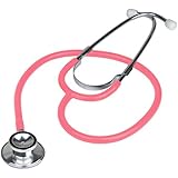 Everdixie USA Dual Head Stethoscope, Pink