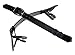 Detachable Shoe Straps - To Hold Loose Heels, Wedges, Flats (Double Clip Black (Flats/Wedges))