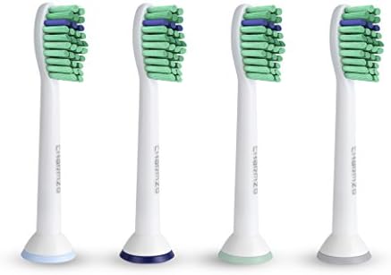 Charmzo Sonicare Toothbrush Heads - Replacement for Philips Electric Sonic Care Tooth Brushes Dental HX 6014/13 ProResults, Platinum, EasyClean, DiamondClean, FlexCare, Gum Health models