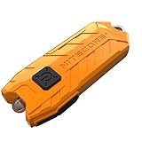 Nitecore Tube Keychain Light T Series 45 Lumen Multi Color Pocket Flashlight (Orange)