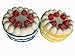 NIGHT-GRING Cake Jumbo Slice Cake Cream Scented Slow Rising Stress Toy Cute Straps Charms Color Random -1 Piece