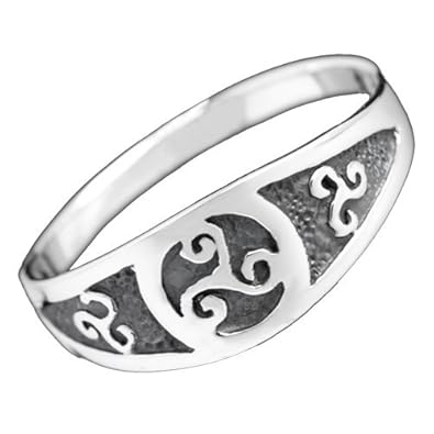 Ring Triskele Peitschenrad 925er Sterling Silber