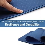 ComFy Mat Yoga Mat Non Slip 183x61x6mm Navy Blue with Carry Bag view 2