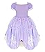 Filare Girls Princess Sofia Dress Costume Halloween Cosplay Birthday Party Kids Clothes Outfit 2T 1-2 Years