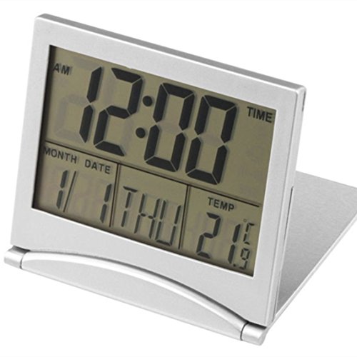 Equity by La Crosse 70905 Soft Blue Cube LCD Alarm Clock B004AQJ7UY