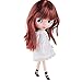 Mrocioa Bjd Girl Doll Big Eyes 4 Color Changing,12 Inch Customized Dolls with Long Wigs Clothes Set,Compatible with Blythe ICY Dolly