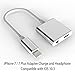 Lightning Adapter for iPhone 7 / 7 Plus, Charge and Headphone Splitter Adapter for Lightning