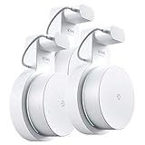 Google WiFi Wall Mount 3 Pack, Google Mesh Holder Without Messy Wires or Screws by KIWI design (White 3 Pack)