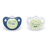 NUK Cute-as-a-Button Glow-in-The-Dark Orthodontic