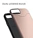 Teelevo Wallet Case for iPhone 7 / iPhone 8 - Dual Layer Shock Absorbent Case with Card Slot Holder and Kickstand for Apple iPhone 7 (2016) / iPhone 8 (2017) - Rose Gold