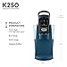 Keurig K250 Coffee Maker, Single Serve K-Cup Pod Coffee Brewer, With Strength Control, Peacock Blue
