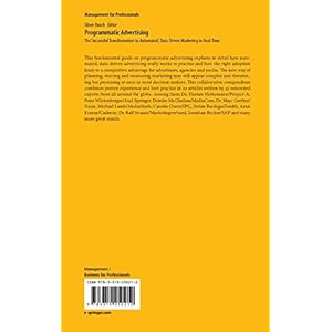 Programmatic Advertising: The Successful Transformation to Automated, Data-Driven Marketing in Real-Time (Management for Professionals)