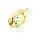 2PCS SMA Male to MCX Female Connector RF Coax Coaxial Adapter Copper Gilding