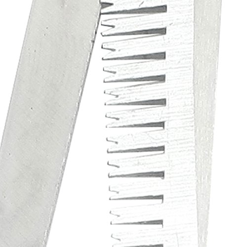 uxcell 6.9" Black Handle Makeup Tool Hair Cutting Thinning Shear Scissors